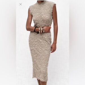 Textured knit dress ZARA sold out unworn